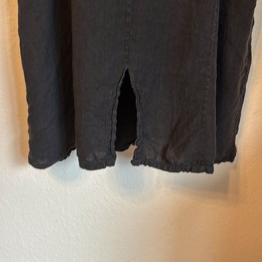 Alessia Pacini Linen Lagenlook Sleeveless Tunic 1X - Picture 4 of 5